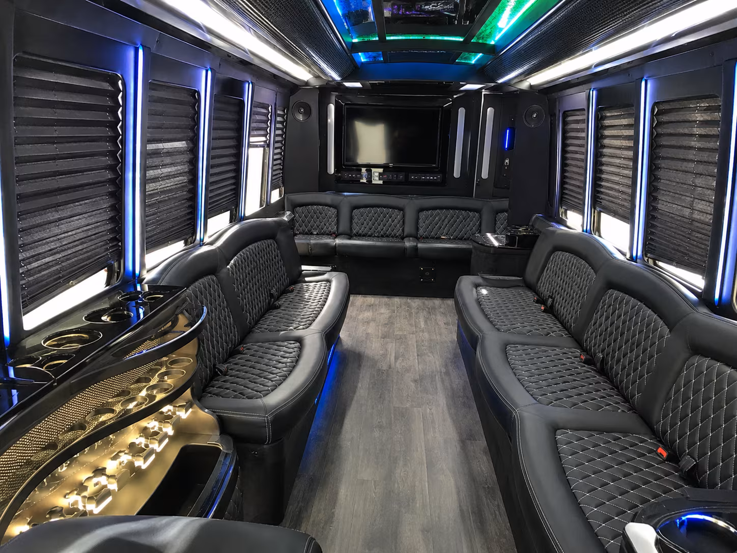 Fort Lauderdale Private Event Transportation party bus exterior