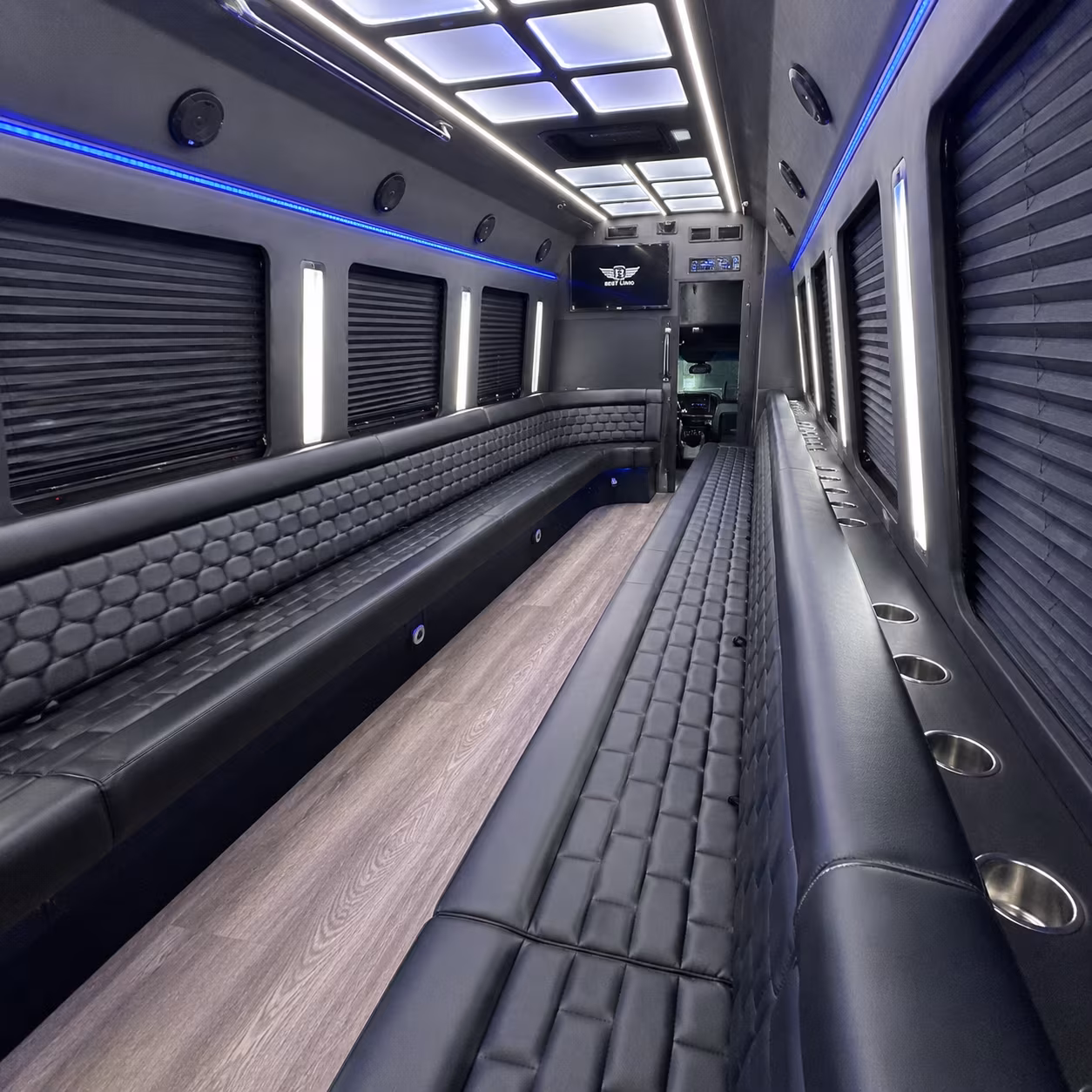 Fort Lauderdale Prom & Homecoming Transportation party bus exterior