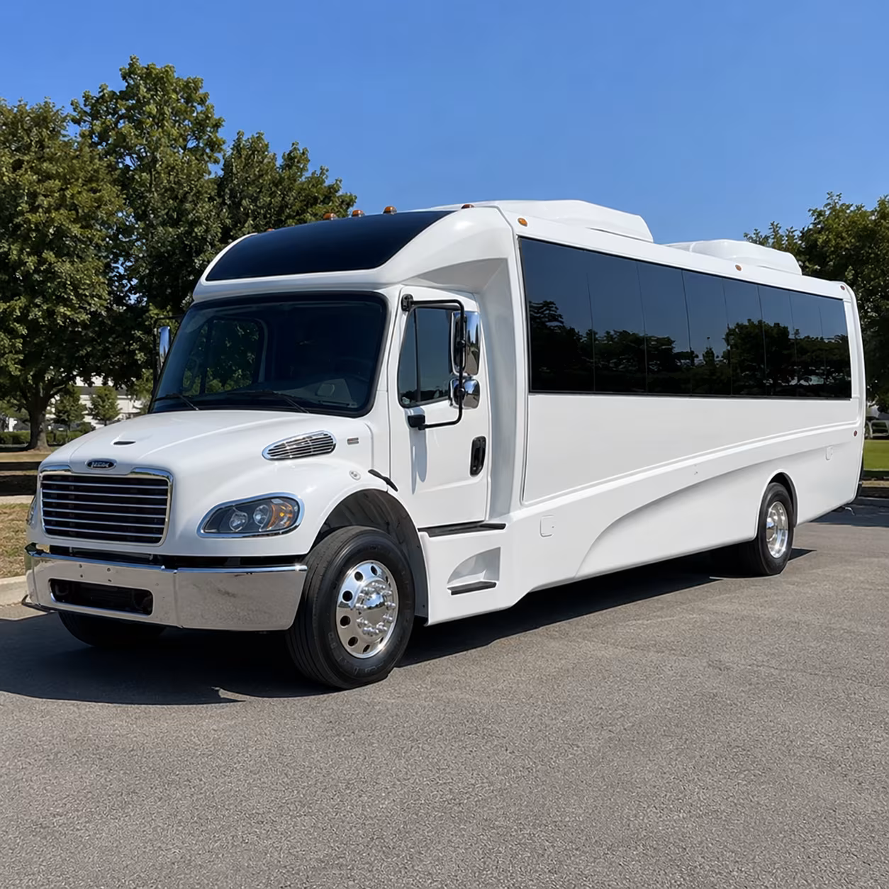 Fort Lauderdale School Event Transportation party bus exterior