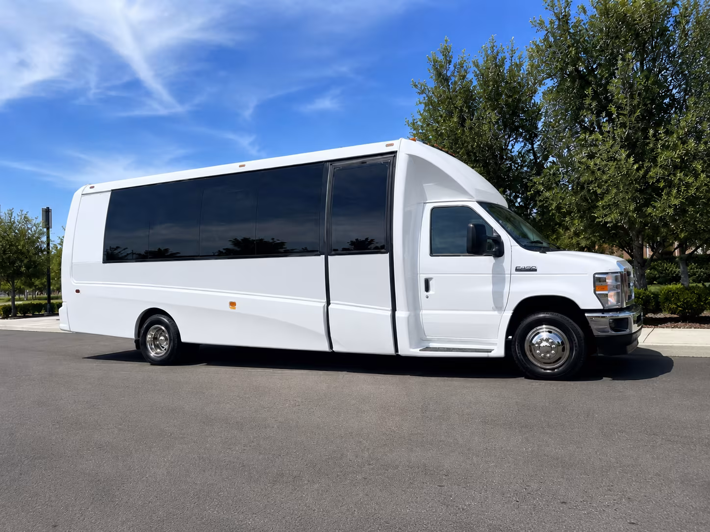 Fort Lauderdale School Event Transportation party bus exterior