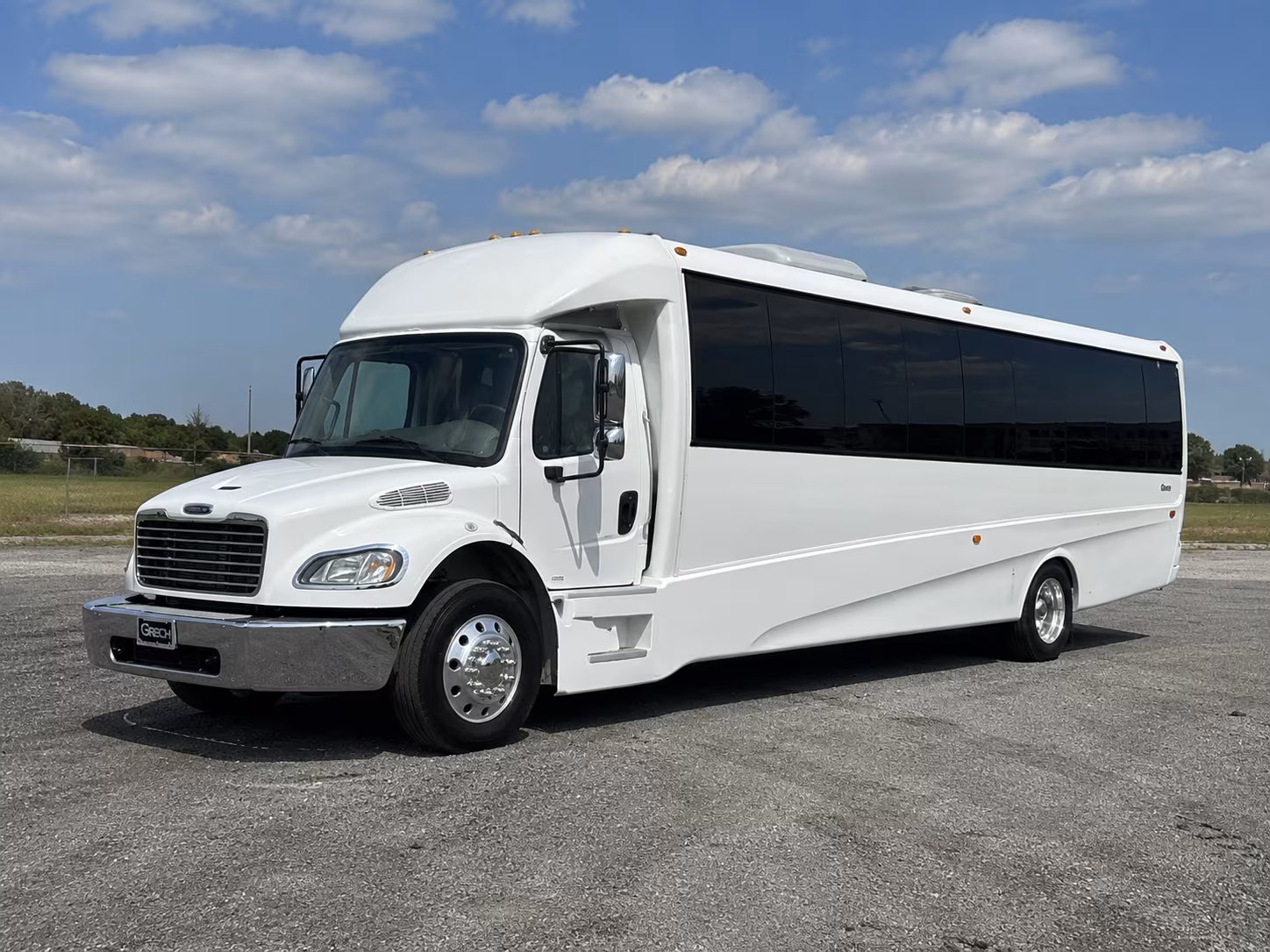 Fort Lauderdale Wedding Transportation party bus exterior