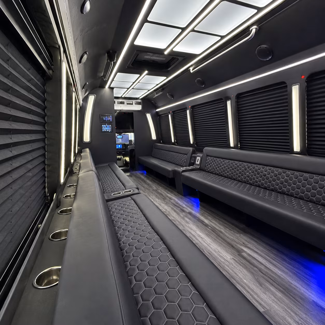 Fort Lauderdale Wedding Transportation party bus exterior