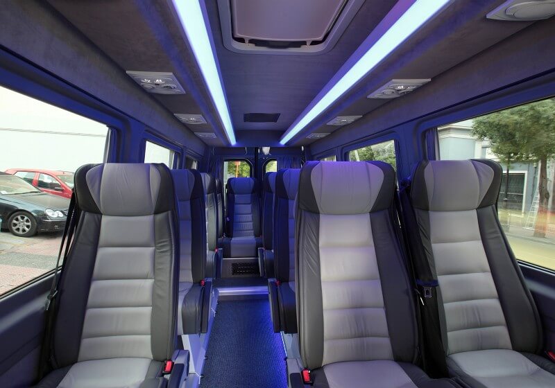 Pompano Beach 18 Passenger Van/Minibus Interior