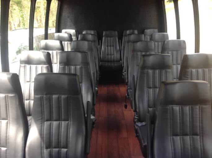 Coral Springs 30 Passenger Shuttle Bus Interior