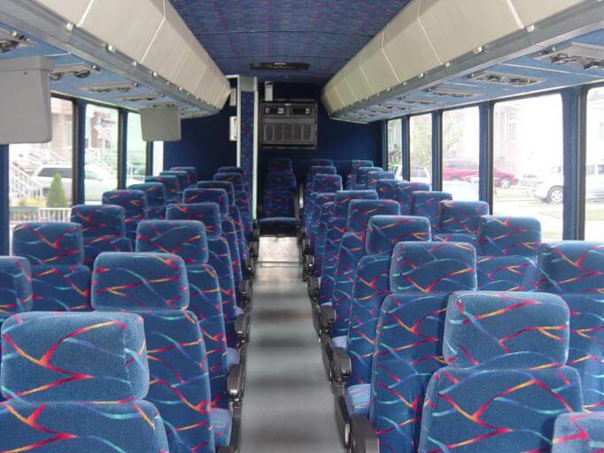 Coral Springs 35 Passenger Shuttle Bus Interior