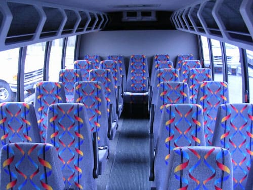 West Palm Beach 15-35 Passenger Minibuses Interior
