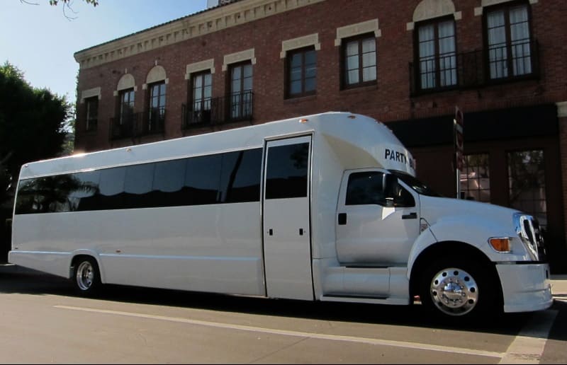 Boca Raton 30 Passenger Party Bus White