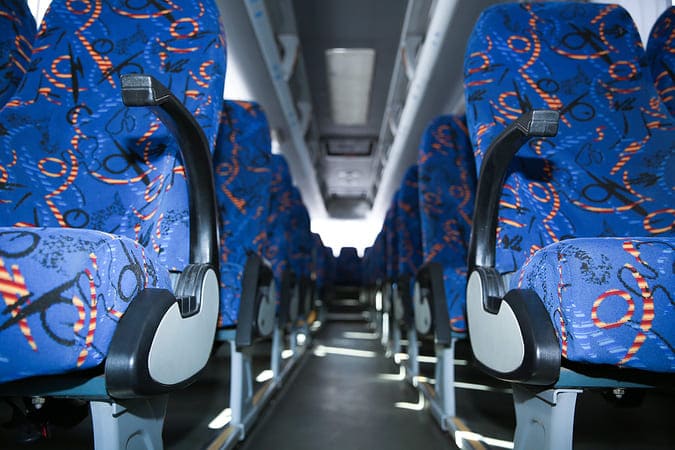Boca Raton 47-56 Passenger Charter Buses Interior